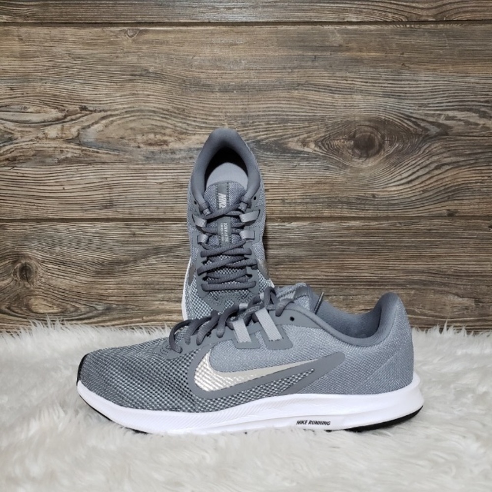 New Nike Downshifter Cool Grey Running Sneakers